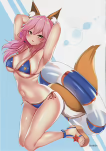 Page 15 of Tamamo-chan to Ecchi Suru Hon - preview thumbnail