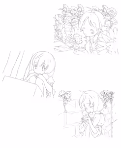 Page 213 of CAFE SOURIRE VISUAL FANBOOK - preview thumbnail