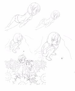 Page 214 of CAFE SOURIRE VISUAL FANBOOK - preview thumbnail