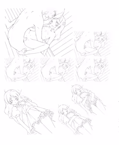 Page 218 of CAFE SOURIRE VISUAL FANBOOK - preview thumbnail