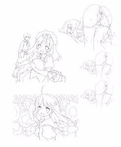 Page 219 of CAFE SOURIRE VISUAL FANBOOK - preview thumbnail