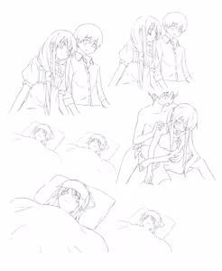 Page 224 of CAFE SOURIRE VISUAL FANBOOK - preview thumbnail