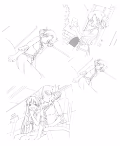 Page 233 of CAFE SOURIRE VISUAL FANBOOK - preview thumbnail