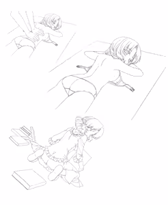 Page 234 of CAFE SOURIRE VISUAL FANBOOK - preview thumbnail