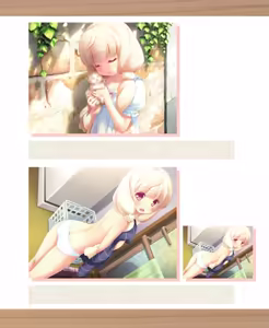 Page 65 of CAFE SOURIRE VISUAL FANBOOK - preview thumbnail