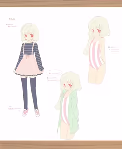 Page 74 of CAFE SOURIRE VISUAL FANBOOK - preview thumbnail