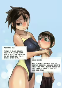Page 2 of Asoko ga Ookikute Nayandeiru Shota to Itoko no Onee-san | Sisterly Cousin and the Shota Worrying About His Size - preview thumbnail