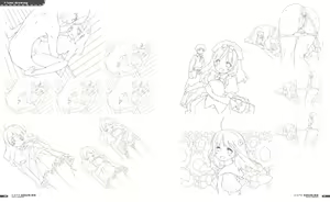 Page 105 of CAFE SOURIRE VISUAL FANBOOK - preview thumbnail