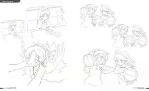Page 118 of CAFE SOURIRE VISUAL FANBOOK - preview thumbnail