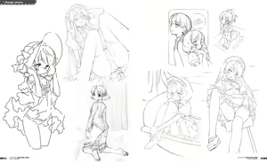 Page 128 of CAFE SOURIRE VISUAL FANBOOK - preview thumbnail