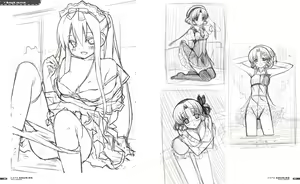 Page 131 of CAFE SOURIRE VISUAL FANBOOK - preview thumbnail