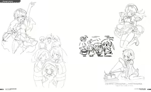 Page 134 of CAFE SOURIRE VISUAL FANBOOK - preview thumbnail
