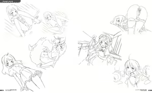 Page 137 of CAFE SOURIRE VISUAL FANBOOK - preview thumbnail