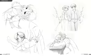 Page 145 of CAFE SOURIRE VISUAL FANBOOK - preview thumbnail