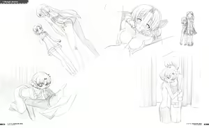 Page 146 of CAFE SOURIRE VISUAL FANBOOK - preview thumbnail