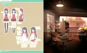 Page 78 of CAFE SOURIRE VISUAL FANBOOK - preview thumbnail