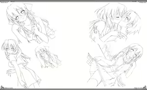 Page 108 of Natsu no Ame Visual Fanbook - preview thumbnail