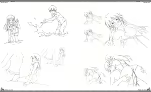 Page 109 of Natsu no Ame Visual Fanbook - preview thumbnail