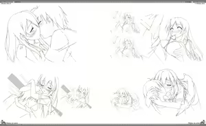 Page 110 of Natsu no Ame Visual Fanbook - preview thumbnail