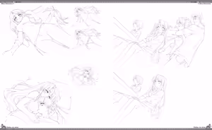 Page 115 of Natsu no Ame Visual Fanbook - preview thumbnail