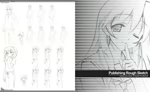 Page 120 of Natsu no Ame Visual Fanbook - preview thumbnail