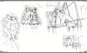 Page 123 of Natsu no Ame Visual Fanbook - preview thumbnail