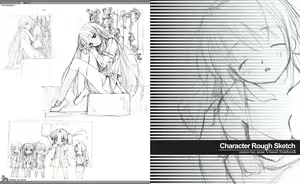 Page 128 of Natsu no Ame Visual Fanbook - preview thumbnail
