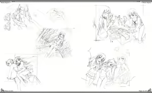 Page 131 of Natsu no Ame Visual Fanbook - preview thumbnail