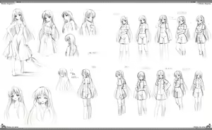 Page 132 of Natsu no Ame Visual Fanbook - preview thumbnail