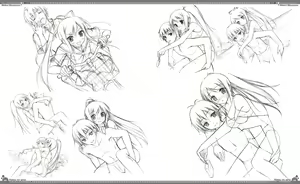 Page 134 of Natsu no Ame Visual Fanbook - preview thumbnail