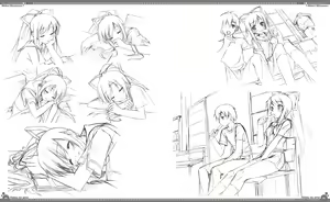 Page 135 of Natsu no Ame Visual Fanbook - preview thumbnail