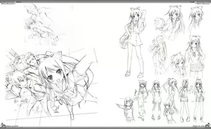 Page 139 of Natsu no Ame Visual Fanbook - preview thumbnail