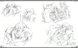Page 145 of Natsu no Ame Visual Fanbook - preview thumbnail