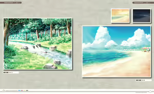 Page 83 of Natsu no Ame Visual Fanbook - preview thumbnail