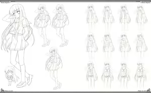 Page 91 of Natsu no Ame Visual Fanbook - preview thumbnail