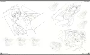 Page 98 of Natsu no Ame Visual Fanbook - preview thumbnail