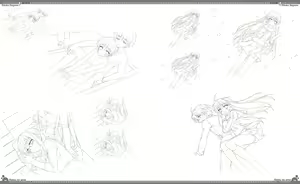 Page 99 of Natsu no Ame Visual Fanbook - preview thumbnail