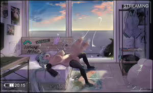 Page 15 of Futa Miku Fap Stream (decensored) - preview thumbnail