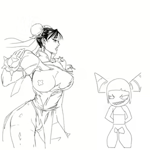 Page 3 of Chun-Li vs Juri Han - preview thumbnail