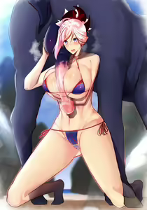 Page 9 of Musashi-chan ga Beach no Uma Koubi - preview thumbnail