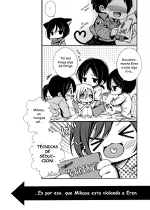Page 3 of Mikasa ga Eren ni Eroikoto Suru Hon - preview thumbnail