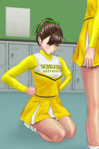 Page 12 of Cheerleader Kyousei Shokuzai ~Maketa no wa Kimi no Sei~ - preview thumbnail