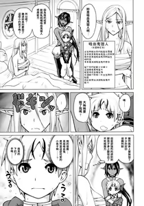 Page 8 of Junpaku Elf to Kasshoku Elf to Chiisana Kyuuketsuki - preview thumbnail