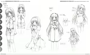 Page 104 of Kurano Kunchi no Futago Jijou Visual Fanbook - preview thumbnail