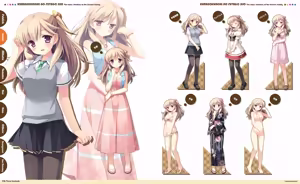 Page 28 of Kurano Kunchi no Futago Jijou Visual Fanbook - preview thumbnail