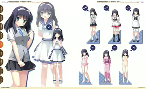 Page 60 of Kurano Kunchi no Futago Jijou Visual Fanbook - preview thumbnail