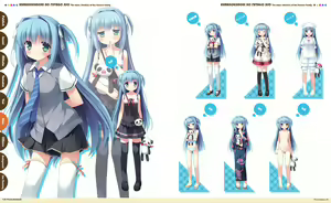 Page 71 of Kurano Kunchi no Futago Jijou Visual Fanbook - preview thumbnail
