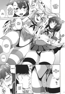 Page 6 of Shimakaze Cos Shita Shigure to Yuudachi to Ichakora Suru - preview thumbnail