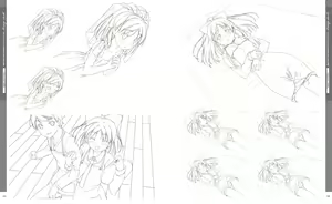Page 57 of your diary Visual Fanbook - preview thumbnail
