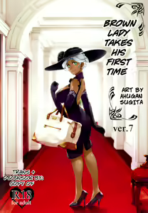 Kasshoku Onee-san no Fudeoroshi Ver. 7 - Brown Lady Takes His First Time Ver. 7 (decensored) — hentai manga cover on Fhentai